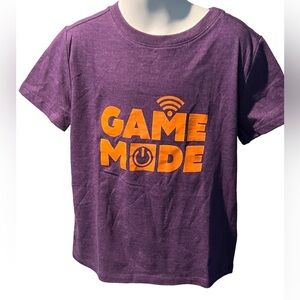 ☃️$5☃️ Game Mode Graphic Purple Short Sleeve Shirt Unisex 4/5